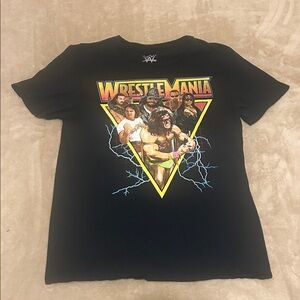 MAD Engine Black WrestleMania Graphic T-Shirt